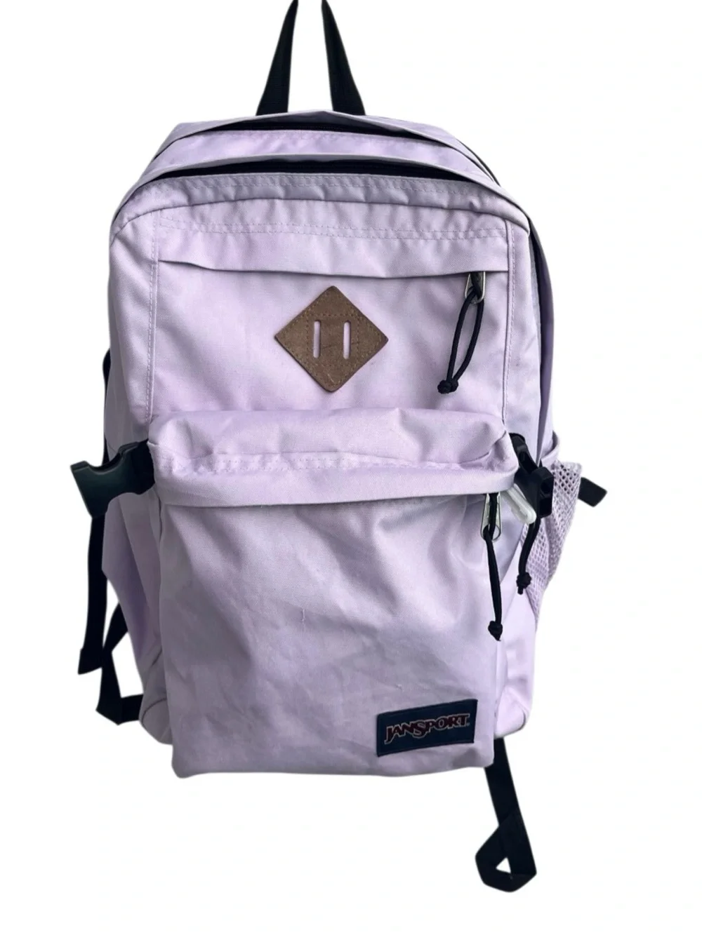 JanSport Cool Student Backpack Pastel Lilac Laptop School Travel Book Bag